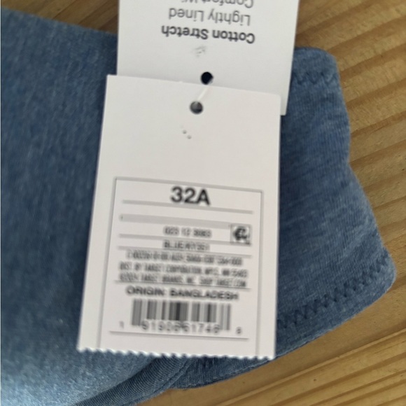 Auden Blue Push-Up Bra with Underwire Support - Picture 4 of 8